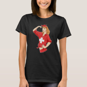 T-shirt Swiss Girl Unbreakable I Swiss Heritage I Suisse
