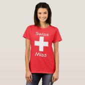 T-shirt Swiss Miss (Devant entier)