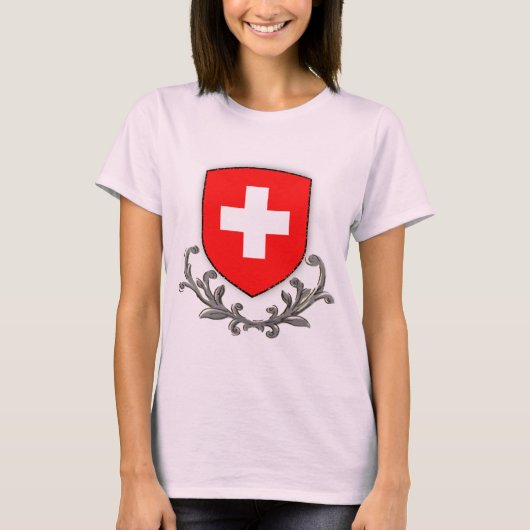 T-shirt Swiss Scroll Organic Tee (Devant)