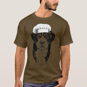 T-shirt Swissy Greater Swiss Mountain Dog Cuisinier Chef D