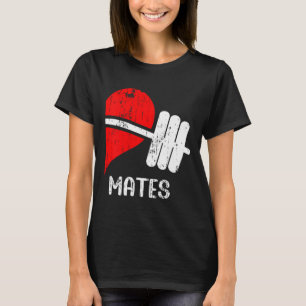 T-shirt Swole Mates Couples Correspondant Gym Drôle Tee Po