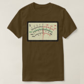 T-shirt SWR Meter Amateur Ham Radio Conception désistée (Design devant)