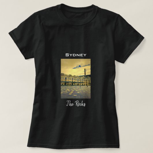 T-shirt Sydney Barangaroo Voyage pittoresque (Design devant)