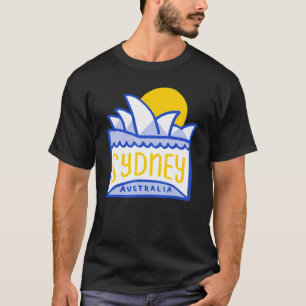 T-shirt Sydney City Australie souvenir pour hommes femmes 