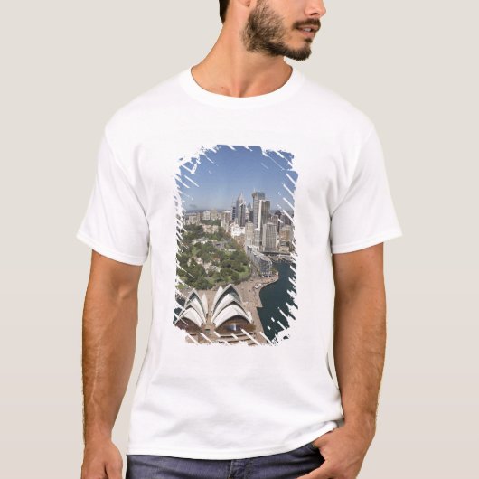 T-shirt Sydney Opera House, Royal Botanic Gardens, CBD (Devant)