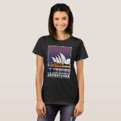 T-shirt Sydney Opera House Sydney Australia Adventurer (Devant entier)