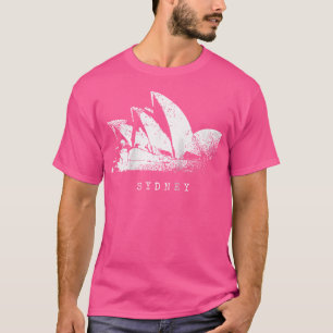 T-shirt Sydney Opera House Vintage Skyline Australia Trip
