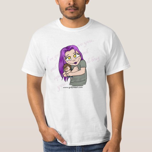 T-shirt Sylene aime John (Devant)