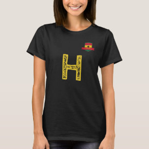 T-shirt SYLLABE HOMOSEXUELLE Ghana HOMME-Flag GROUPE H Gha