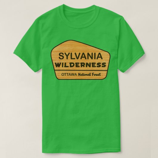 T-shirt Sylvania Wilderness Forêt nationale d'Ottawa 1 (Design devant)
