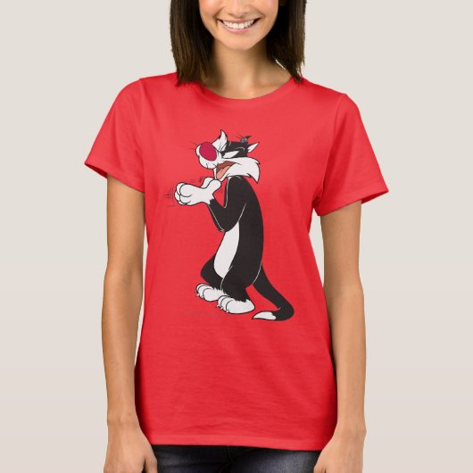T-shirt SYLVESTER™ Pattes à frotter (Devant)