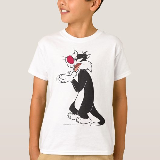 T-shirt SYLVESTER™ Pattes à frotter (Devant)