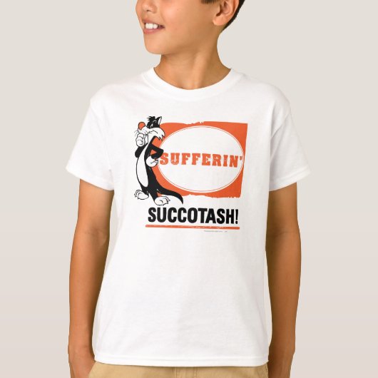 T-shirt SYLVESTER™ Souffrant de Succotash ! (Devant)