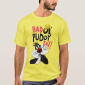 T-shirt SYLVESTER™ & TWEETY™ - Tat de puddy Ol' moyen (Devant)