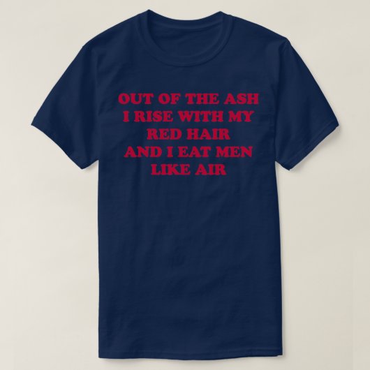 T-shirt Sylvia Plath (Design devant)