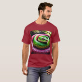 T-shirt : "Symbiose serpent : Tatouage serpent complexe" (Devant entier)