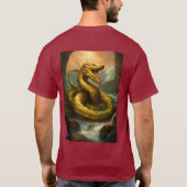 T-shirt : "Symbiose serpent : Tatouage serpent complexe" (Dos)