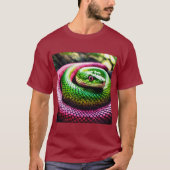 T-shirt : "Symbiose serpent : Tatouage serpent complexe" (Devant)