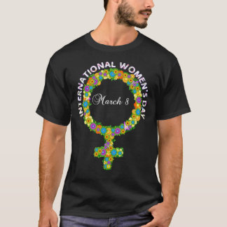 T-shirt Symbo de la Journée internationale des femmes viol