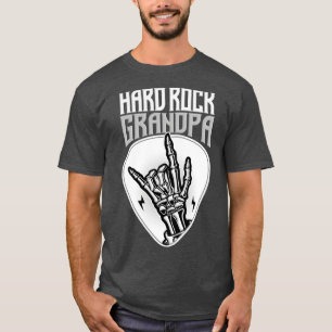 T-shirt Symbole à main Rock Grandpa Hard Rock