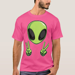 T-shirt SYMBOLE Alien DE LA PAIX Ufo