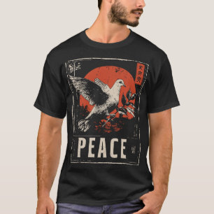 T-shirt Symbole anti-guerre du mouvement pacifiste de la c