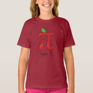 T-shirt Symbole Apple Pi Enseignant Math