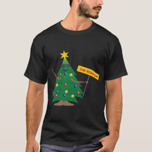 T-shirt Symbole Arbre de Noël Fröhliche Weihnachten