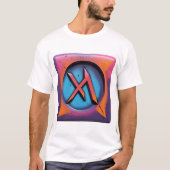 T-shirt Symbole artistique de Neon Urban Graffiti (Devant)
