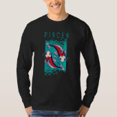 T-shirt Symbole astrologie zodiaque de l'Horoscope Pisces (Devant)