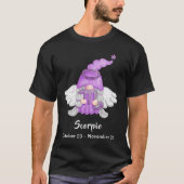 T-shirt Symbole astrologique Gnome Scorpio Angel Unisex (Devant)