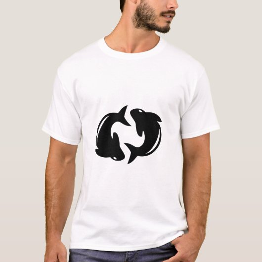 T-shirt Symbole astrologique Pisces (Devant)