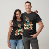 T-shirt Symbole australien de G'Day Mate Kangaroo Australi (Unisexe)