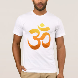 T-shirt Symbole avant Yoga Om Mantra Gold Sun Méditation