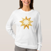 T-shirt Symbole Baha'i d'or (Devant)