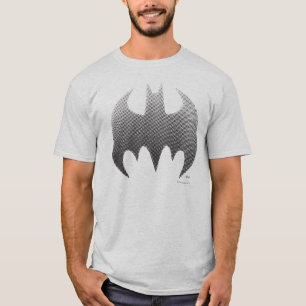 T-shirt Symbole Batman Black White Fade Logo