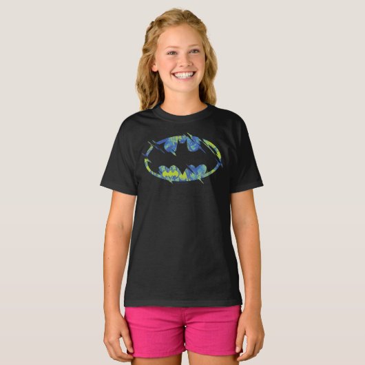 T-shirt Symbole Batman Électrique (Devant entier)
