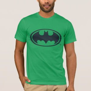 T-shirt Symbole Batman   Logo noir et blanc