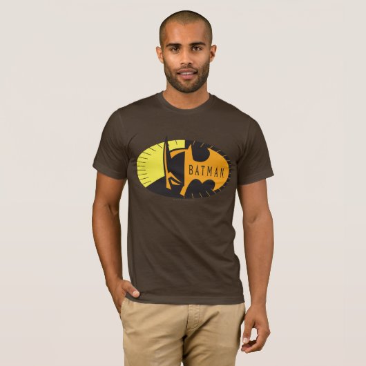 T-shirt Symbole Batman | Logo Silhouette (Devant entier)