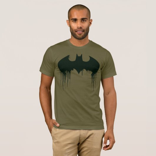 T-shirt Symbole Batman | Logo Spraypaint (Devant entier)