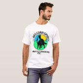 T-shirt Symbole belge d'esprit (Devant entier)