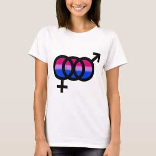 T-shirt Symbole bisexuel
