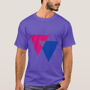 T-SHIRT SYMBOLE BISEXUEL DE TRIANGLE