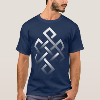 T-shirt Symbole bouddhiste Yoga de noeud éternel Cadeau Yo