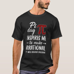 T-shirt Symbole Buffalo Pi Plaid Pi Jour M'Inspire Math Lo
