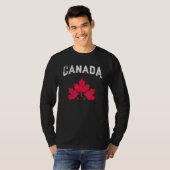 T-shirt Symbole canadien Feuille d'érable Canada (Devant entier)