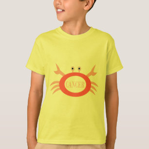 T-shirt Symbole cancéreux Crabe Enfants T Chemise