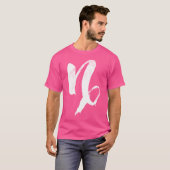 T-shirt Symbole Capricorne de naissance Design Zodiac Sign (Devant entier)