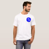 T-shirt Symbole Capricorne - Poche (Devant entier)