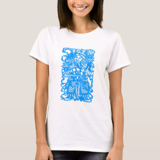 T-shirt Symbole chinois antique : Dieu de la porte (V3)